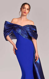2 of 6 MNM Couture G1840 Royal Blue