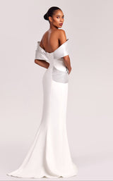 6 of 6 MNM Couture G1841 Off White Silver
