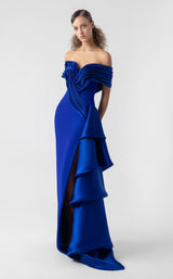 1 of 6 MNM Couture G1905 Royal Blue