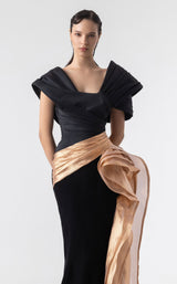 2 of 6 MNM Couture G1910 Black/Gold