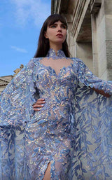 2 of 4 MNM Couture K4012 Blue