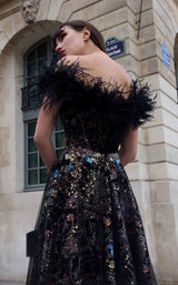 4 of 4 MNM Couture K4021 Black