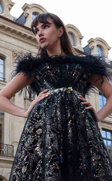 3 of 4 MNM Couture K4021 Black