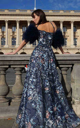4 of 4 MNM Couture K4022 Navy