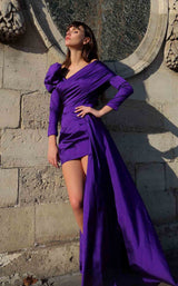 1 of 4 MNM Couture K4030 Purple
