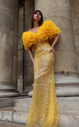 1 of 5 MNM Couture K4031 Yellow