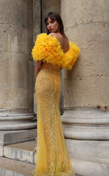 5 of 5 MNM Couture K4031 Yellow