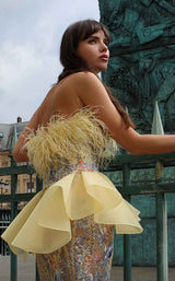 4 of 5 MNM Couture K4032 Yellow