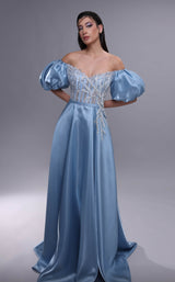 1 of 5 MNM Couture K4079 Blue
