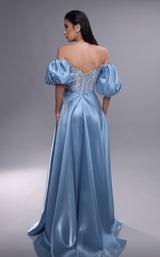 5 of 5 MNM Couture K4079 Blue
