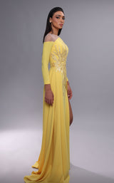 4 of 5 MNM Couture K4089 Yellow
