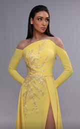 2 of 5 MNM Couture K4089 Yellow