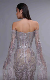 3 of 4 MNM Couture K4090 Grey