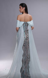 4 of 4 MNM Couture K4092 Aqua