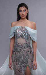 2 of 4 MNM Couture K4092 Aqua