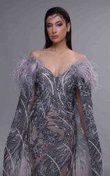 3 of 4 MNM Couture K4097 Grey