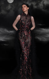 1 of 4 MNM Couture K4099 Black