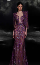1 of 5 MNM Couture K4101 Purple