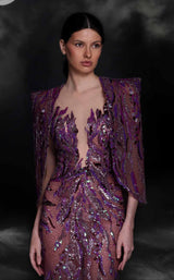 3 of 5 MNM Couture K4101 Purple