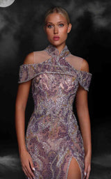 3 of 4 MNM Couture K4103 Purple