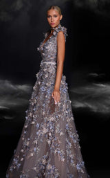 2 of 5 MNM Couture K4106 Grey
