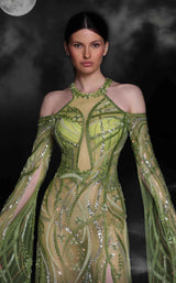 4 of 5 MNM Couture K4109 Pistachio