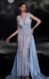 1 of 5 MNM Couture K4110 Blue
