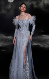 1 of 5 MNM Couture K4111 Blue