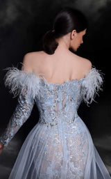 5 of 5 MNM Couture K4111 Blue