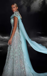 3 of 5 MNM Couture K4115 Aqua