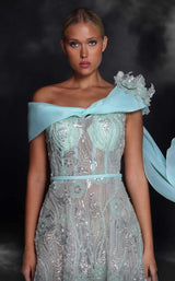 4 of 5 MNM Couture K4115 Aqua