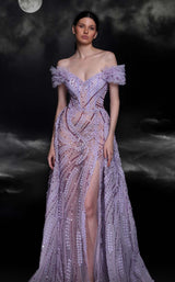 1 of 4 MNM Couture K4120 Lilac