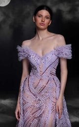 3 of 4 MNM Couture K4120 Lilac