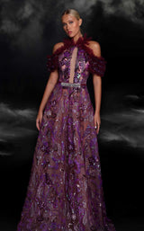 1 of 5 MNM Couture K4122 Purple