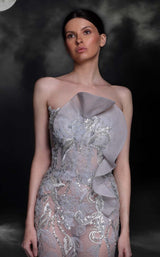 3 of 5 MNM Couture K4123 Silver