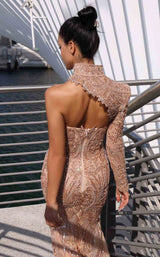 3 of 4 MNM Couture K4125 Bronze