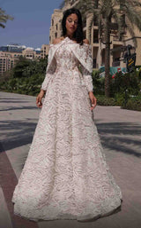 1 of 10 MNM Couture K4131 White