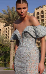 2 of 4 MNM Couture K4133 Blue