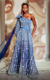 1 of 4 MNM Couture K4147 Blue