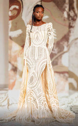 1 of 4 MNM Couture K4148 Champagne