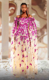 1 of 5 MNM Couture K4164 Fuchsia