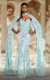 1 of 4 MNM Couture K4178 Light Blue