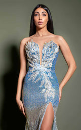 2 of 2 MNM Couture K4193 Blue
