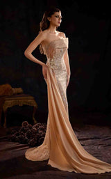 2 of 5 MNM Couture K4206 Beige