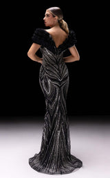 5 of 5 MNM Couture K4218 Black