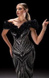 2 of 5 MNM Couture K4218 Black