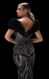 3 of 5 MNM Couture K4218 Black