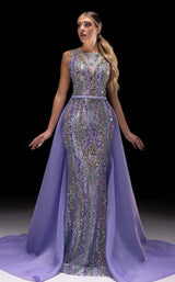 1 of 2 MNM Couture K4220 Lilac
