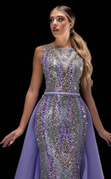 2 of 2 MNM Couture K4220 Lilac