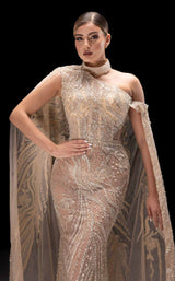 2 of 5 MNM Couture K4241 Beige